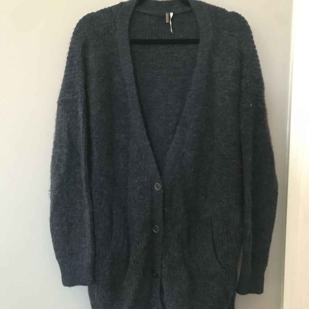 Free People Navy Cardigan | Rare |